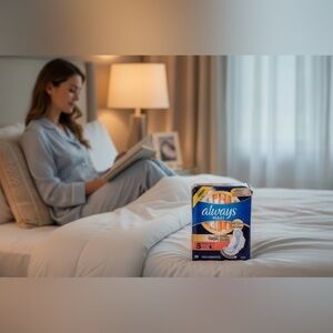 Always Maxi #4 Overnight Protection Pads, Jumbo Pack, 33 Pads